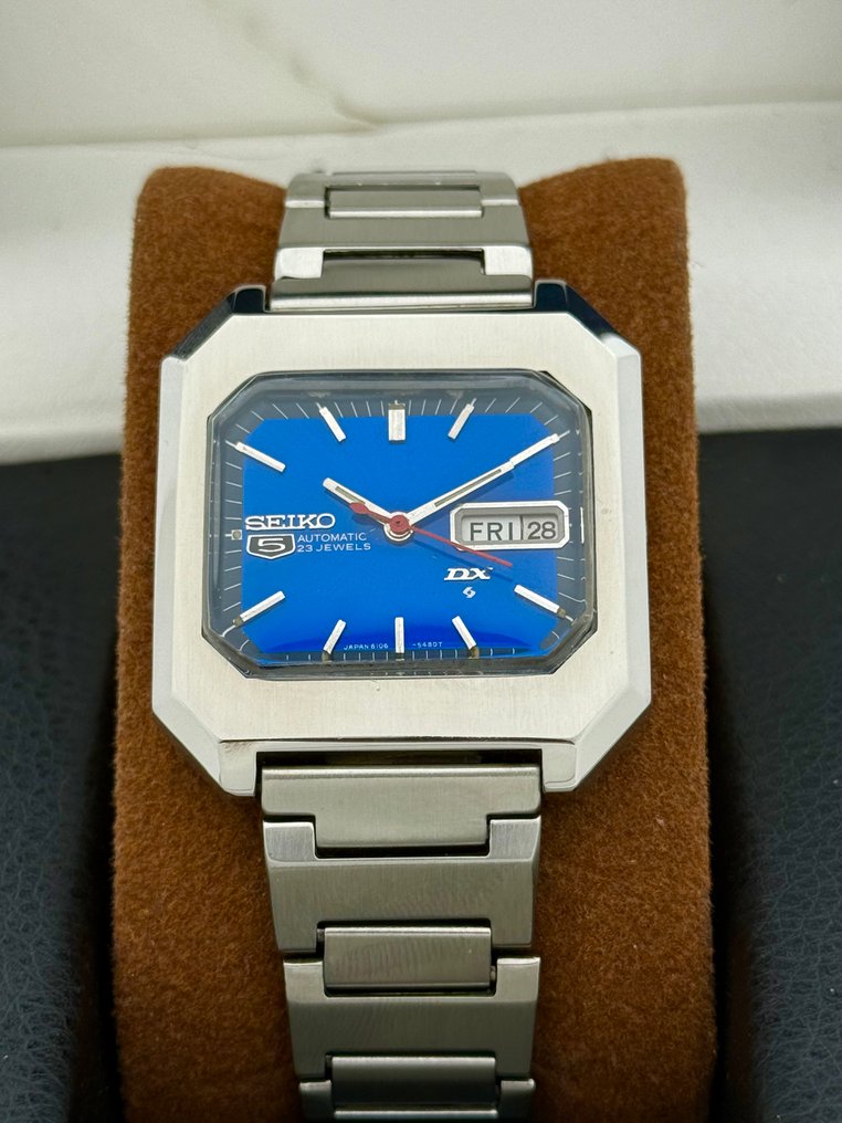 Seiko - Ingen reservasjonspris - Seiko 5 DX Automatic Blue Dial - 6106-5480 - Herre - 1970-1979  #1.0