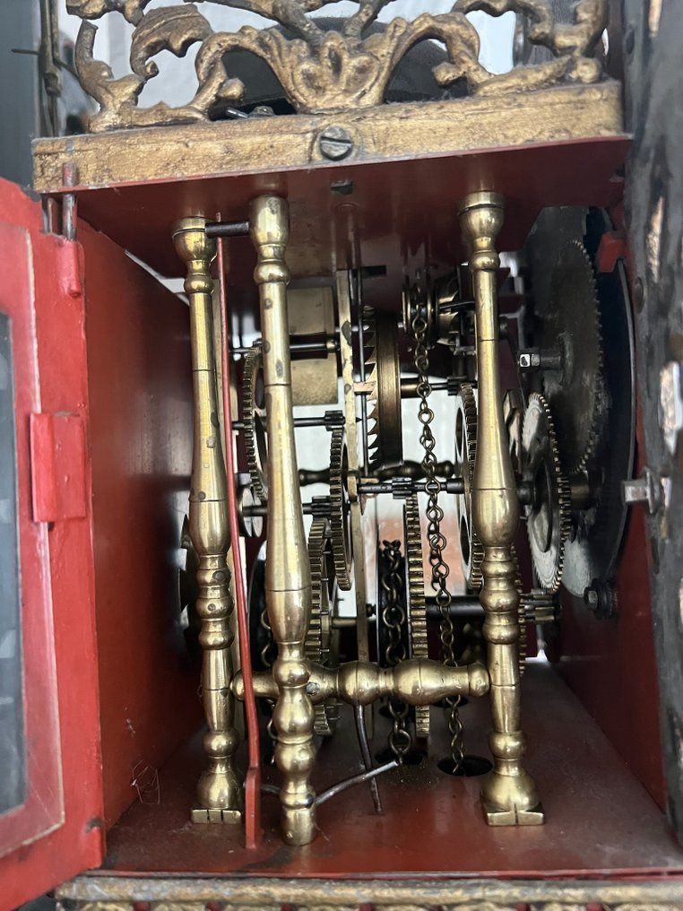 弗里斯兰椅钟 -  古董 木 - 1850-1900 - Friese stoelklok #4.3