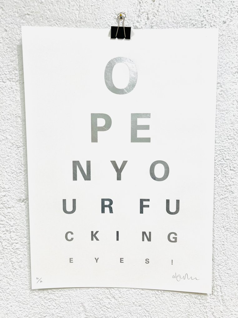 Alex Bucklee (XX) - Eye Test - Silver Hot Foil #4.3