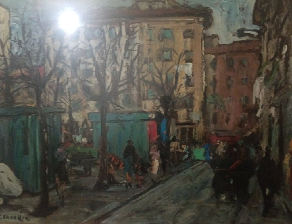 Giuseppe Cavallini (1916) - Mercato - XL format #1.0