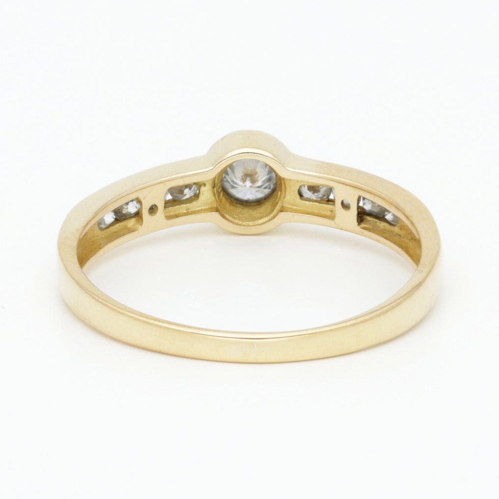 沒有保留價 - 戒指 - 18 克拉 黃金 鉆石 (天然)  #3.2