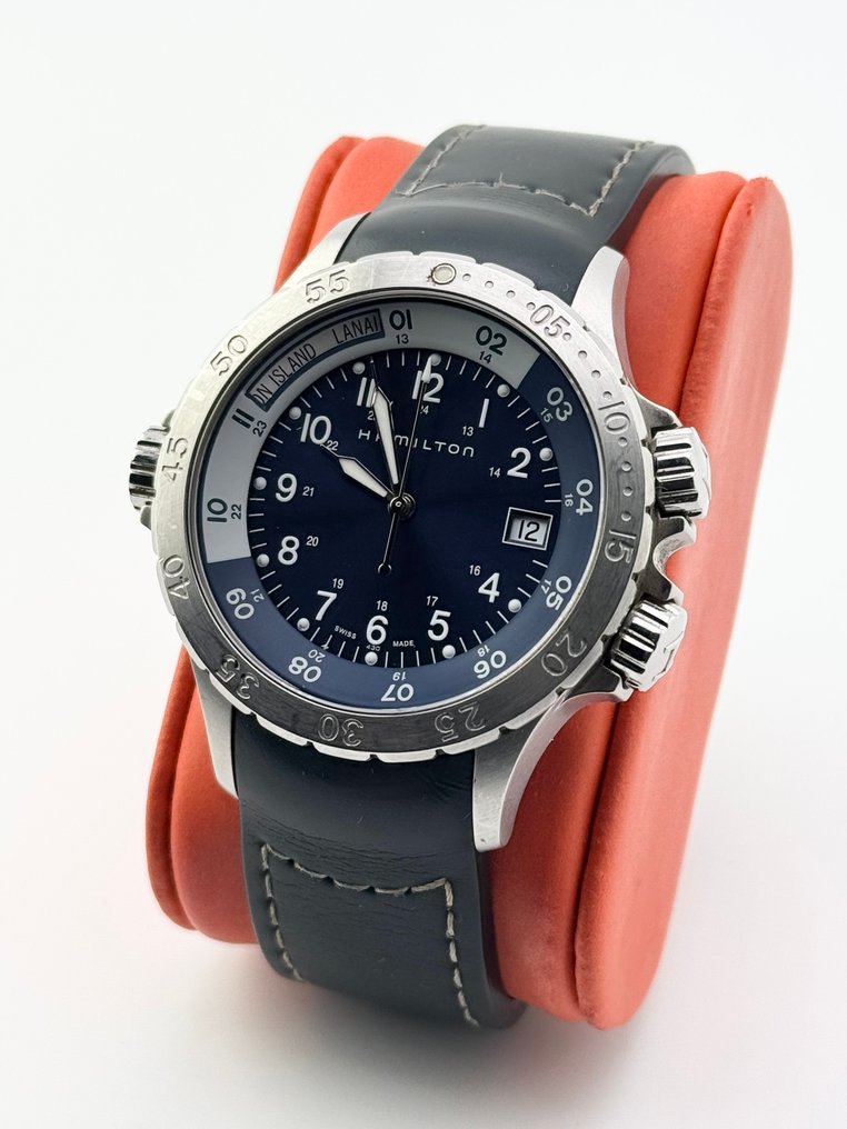 Hamilton - Khaki Navy - Ingen mindstepris - H74541343 - Mænd - 2000-2010  #1.0