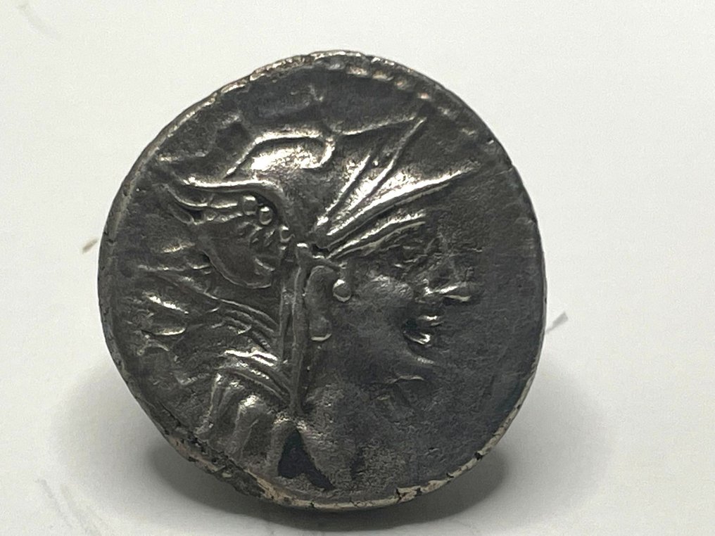 Roman Republic. D. Junius Silanus L. f., c. 91 BC. Denarius Rome #1.0