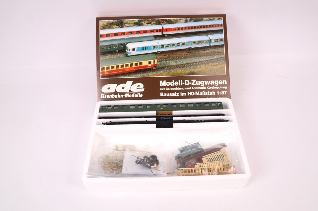 ADE H0 - 330103/4 - Επιβατικό τρένο μοντελισμού (1) - Πακέτο κατασκευής: D-αμαξάματιο 2ης τάξης - DB #1.0