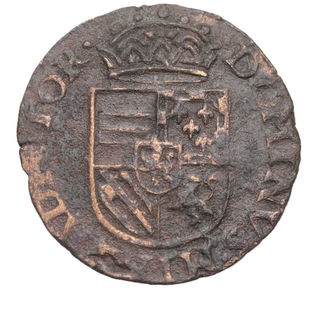 荷蘭，西屬尼德蘭 Liard 1586  (沒有保留價) #1.0