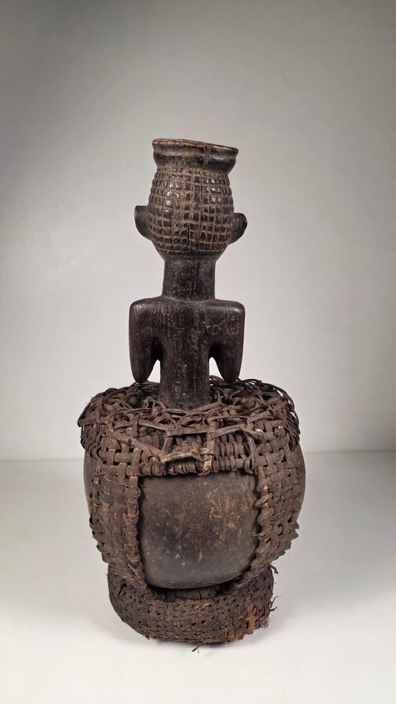 Relicário de madeira - Taboa - Congo RDC  (Sem preço de reserva) #4.3