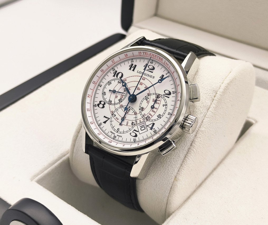 Longines - Heritage Chronograph - L2.780.4 - Mænd - 2020+  #1.0