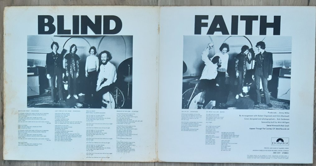 Blind Faith - Blind Faith - LP - Första pressning - 1969 #2.1