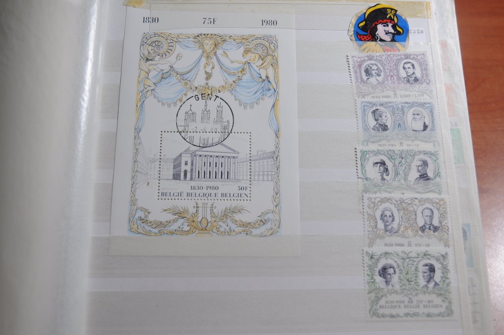 Βέλγιο - Συλλογή σε 2 άλμπουμ και ένα stockbooks (191 φωτογραφίες). #4.3
