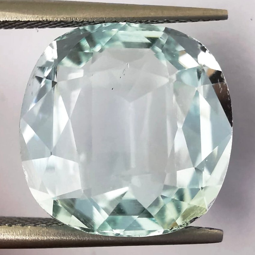 Ohne mindestpreis Aquamarin - 6.57 ct - Antwerp Laboratory for Gemstone Testing (ALGT) - Blassblau Aquamarin #1.0