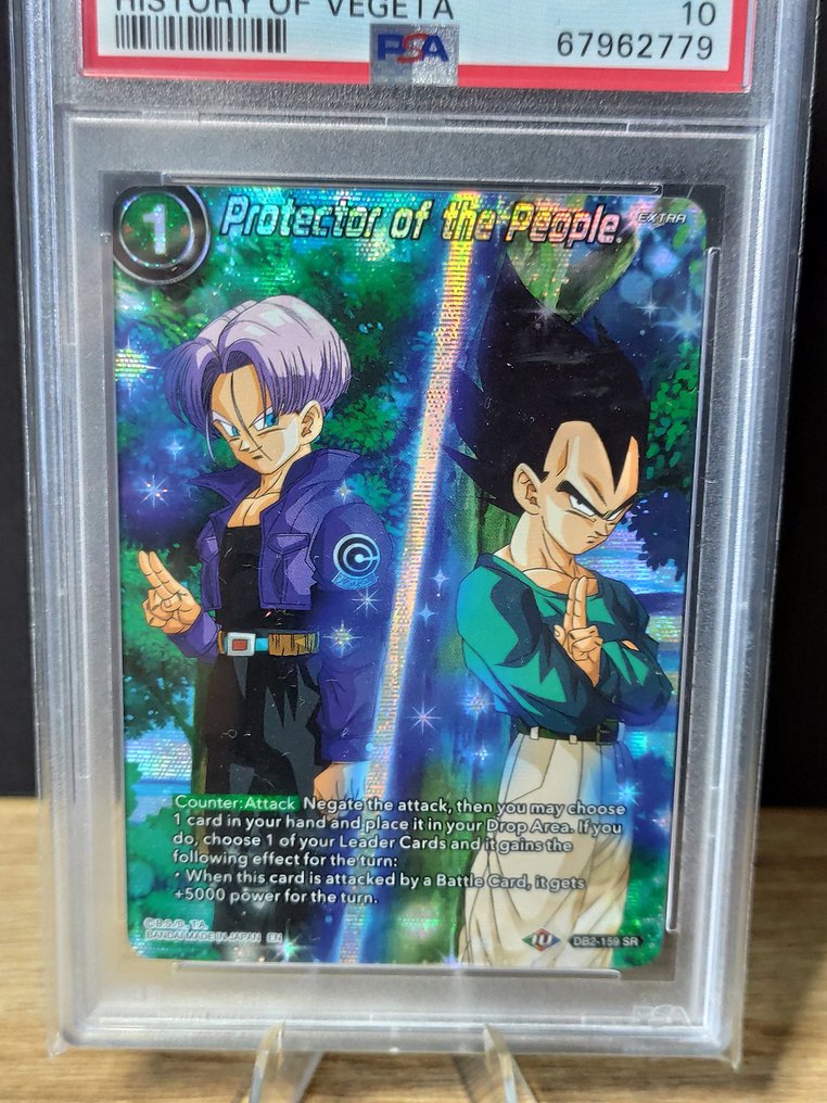 Bandai Graded card - Dragon Ball - History of Vegeta - Vegeta & Trunks - PSA 10 #2.1