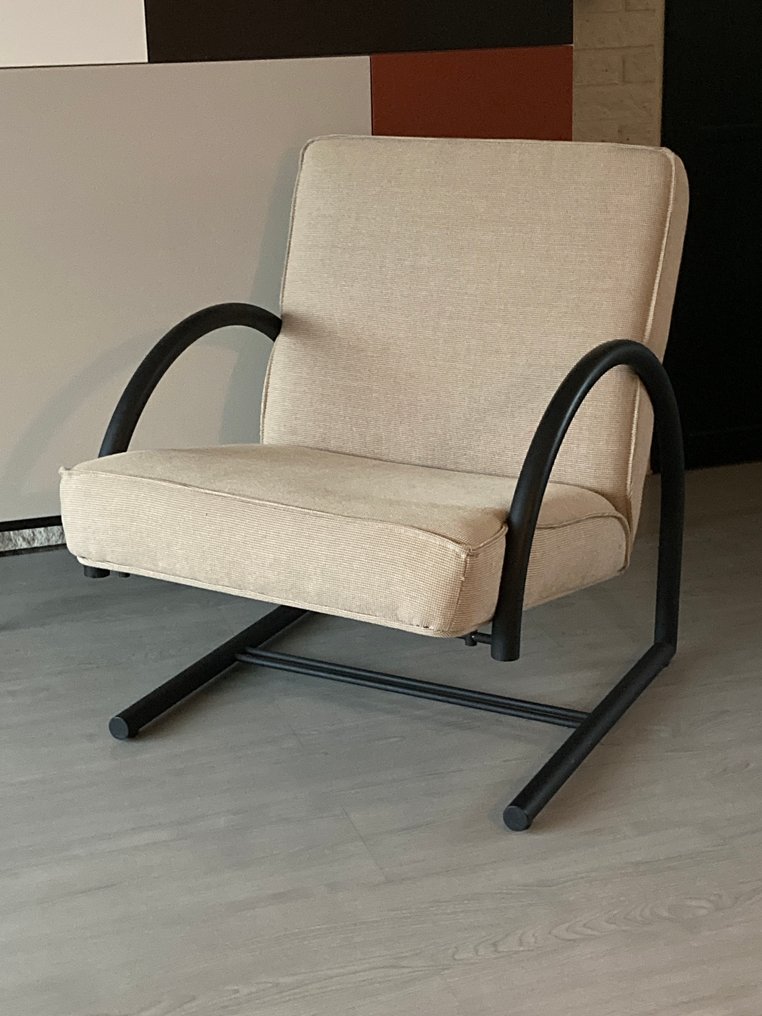 Hennie de Jong - Pierre Mazairac, Karel Boonzaaijer - 扶手椅子 - 圈 - 金属/粉尘 #4.3