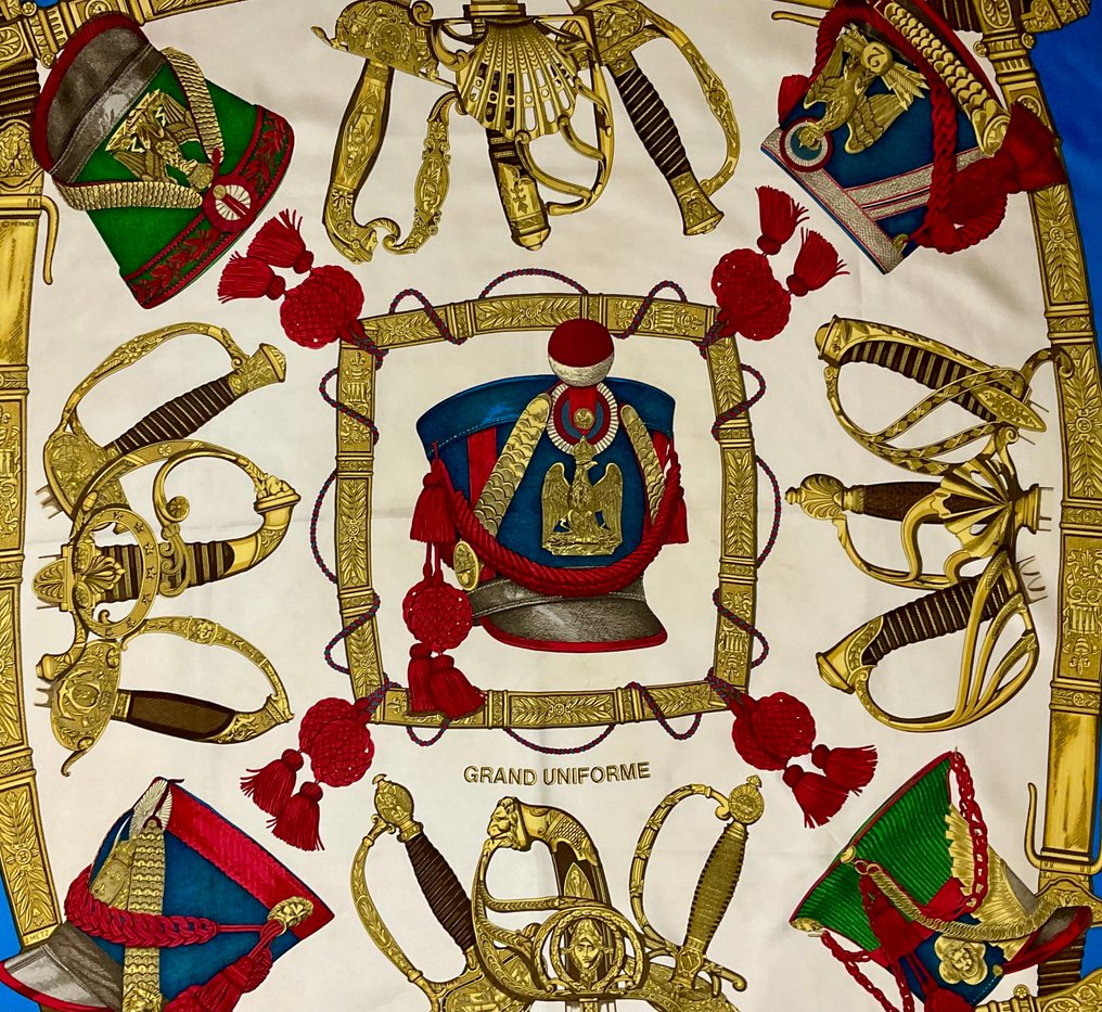 Hermès - Hermès “Grand Uniforme” Carré 90 – Iconic Imperial Military Design by Philippe Ledoux – Vintage - Sciarpa #3.2