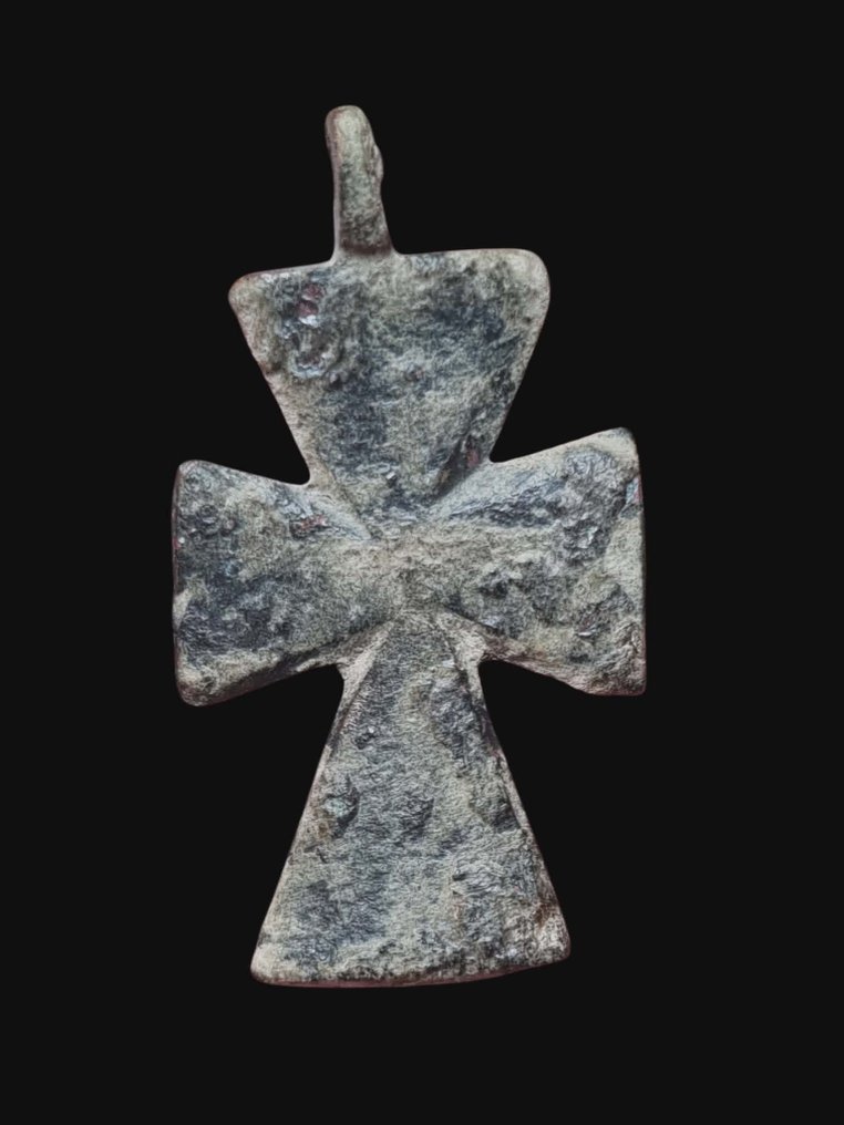 Μεσαιωνική, εποχή σταυροφόρων Μπρούντζος, Οι 5 κορυφαίοι τραυματισμοί του Χριστού στον Σταυρό. Κρεμαστό κόσμημα  (χωρίς τιμή ασφαλείας) #3.2