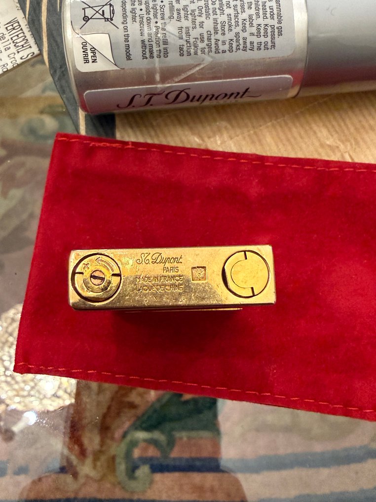 S.T. Dupont - Line 2 - 口袋打火机 - 镀金, 漆 #3.2