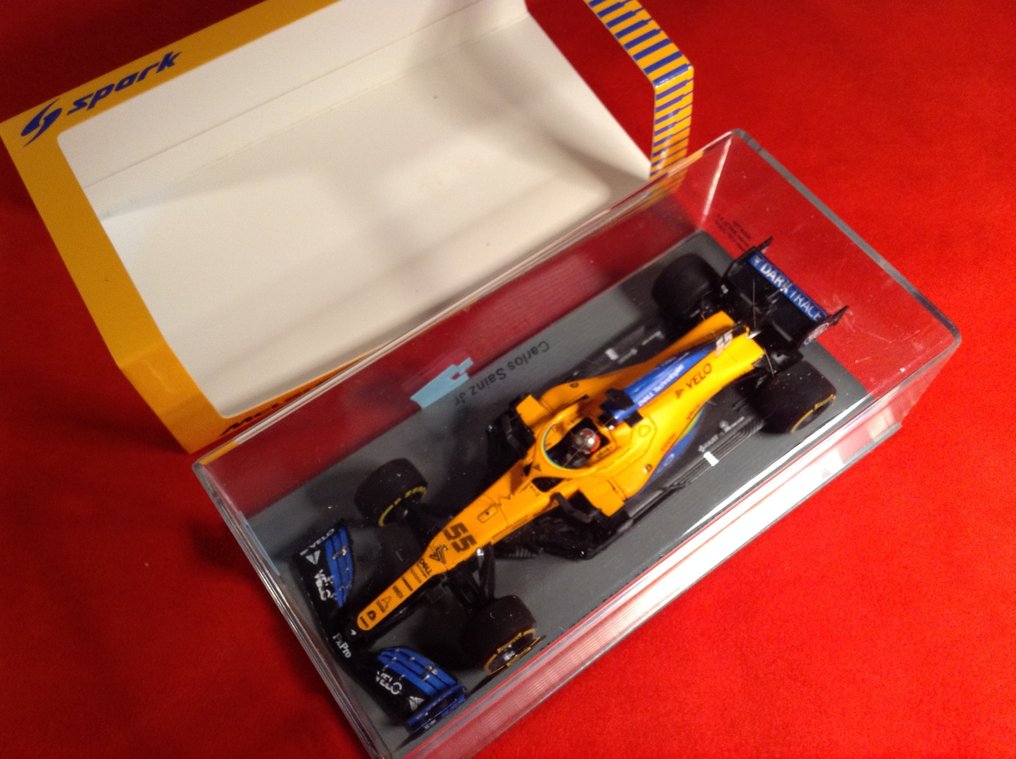 Spark 1:43 - Machetă mașină de curse - ref. #S6470 McLaren Renault MCL35 F.1 5° Austrian GP 2020 #55 Carlos Sainz Jr. - Calitate excelentă - ediție limitată - dificil de găsit astăzi. #2.1