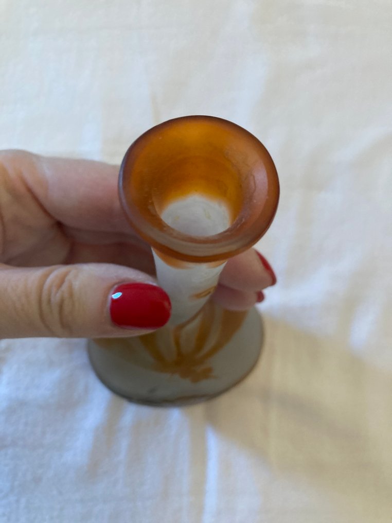 Emile Gallé - Vase  - Glas - Art Nouveau #2.1