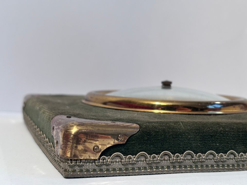 Väderstation - Mässing, Glas, Papper, Trä, Sammet #4.3