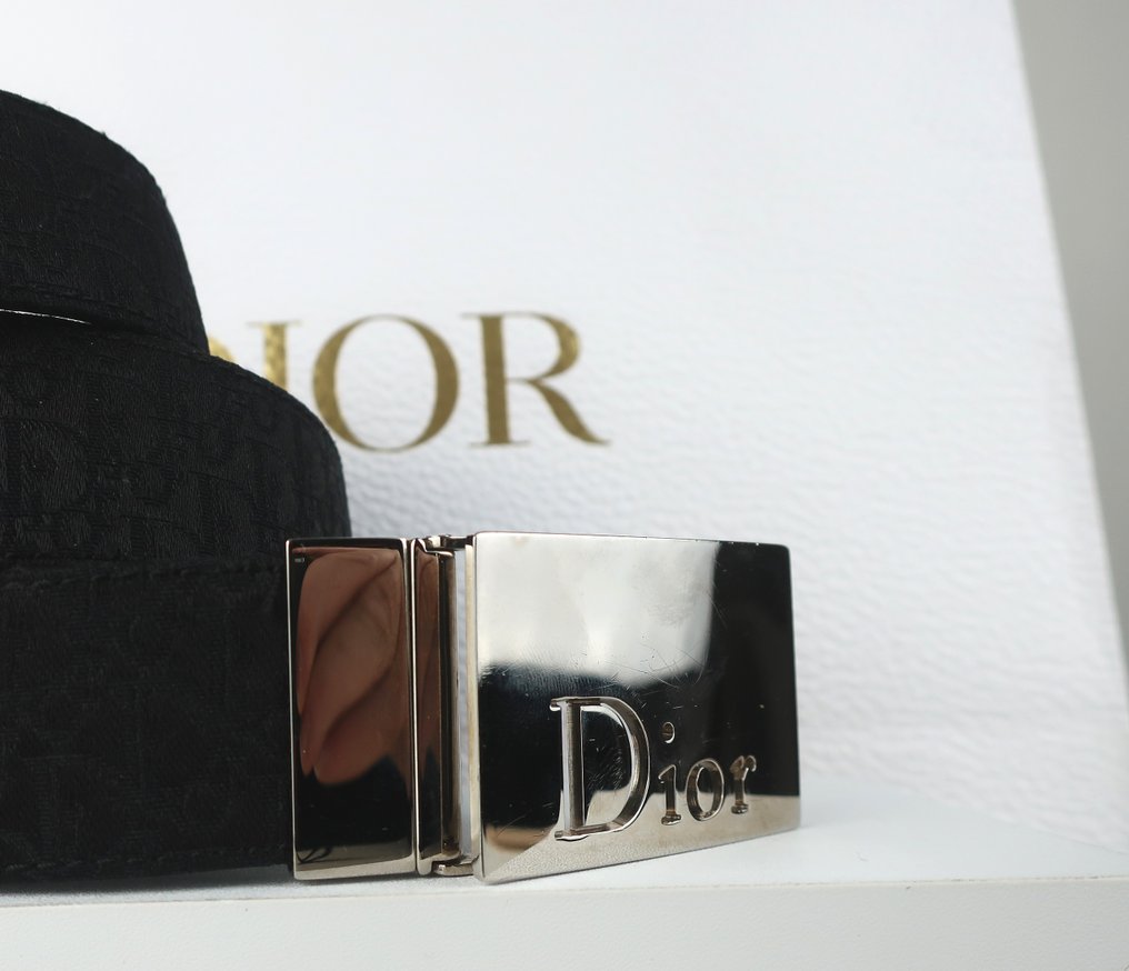 Christian Dior - Dior Oblique Jaquard Belt Black Edition - Ζώνη #2.1