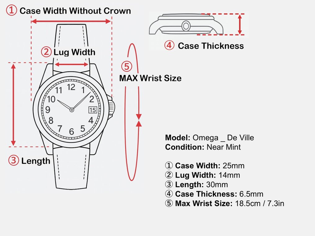 Omega - De Ville - χωρίς τιμή ασφαλείας - Γυναίκες - 1970-1979  #2.1