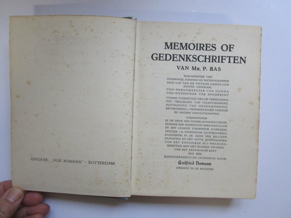 Godfried Bomans - Memoires van Pieter Bas - 1936 #2.1