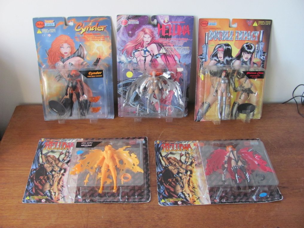 Skybolt  - 戰士玩偶 5x Double impact china (limited edition)-Cynder -Hellina - 1990-2000 - 美國 #2.1