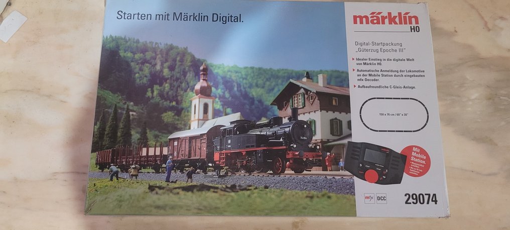 Märklin H0轨 - 29074 - 入门套装 (1) - 数字入门套装“第三时代货运列车” - DB #1.0