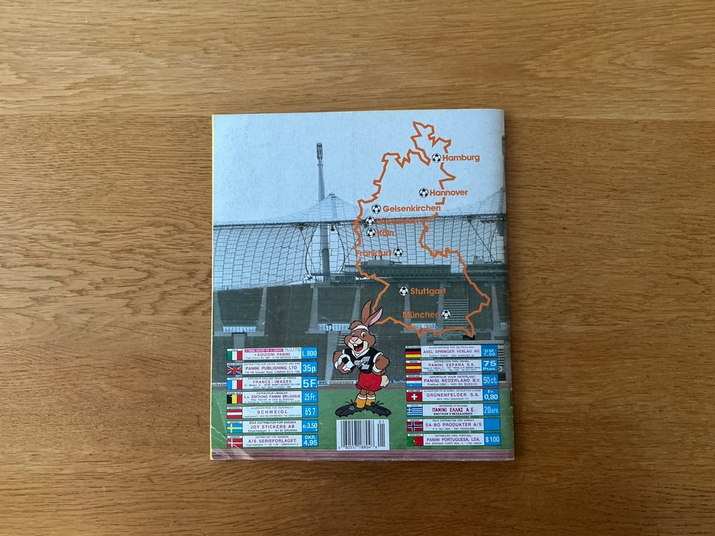 帕尼尼 Euro 88 - Including correct Sjaak Troost! - 包括原始订购表 - 1 完整册子 - Good (GD) #2.1