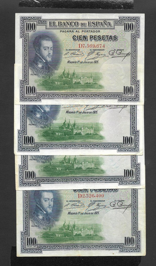 Spanyolország. - 30 Banknotes - various dates  (Nincs minimálár) #4.3