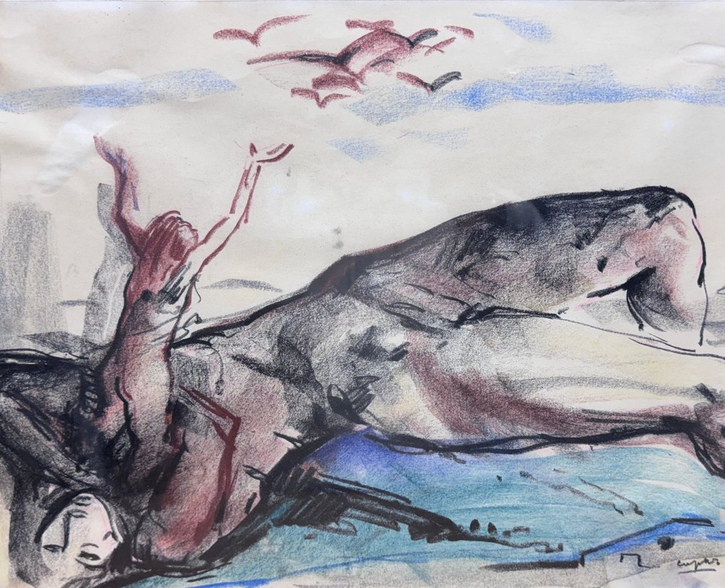 Rubens Capaldo (1908-1987) - Figurativo #1.0