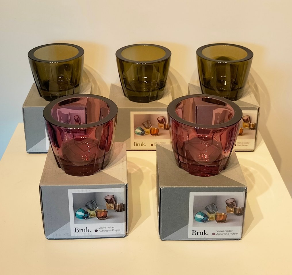 Kosta Boda - Anna Ehrner - Ljusstake (5) - Kristall #1.0