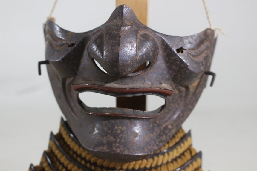 面具 - 日本 - 铁萨比寺面罩武士盔甲：E3-151 Edo Period (1600-1868) #4.3