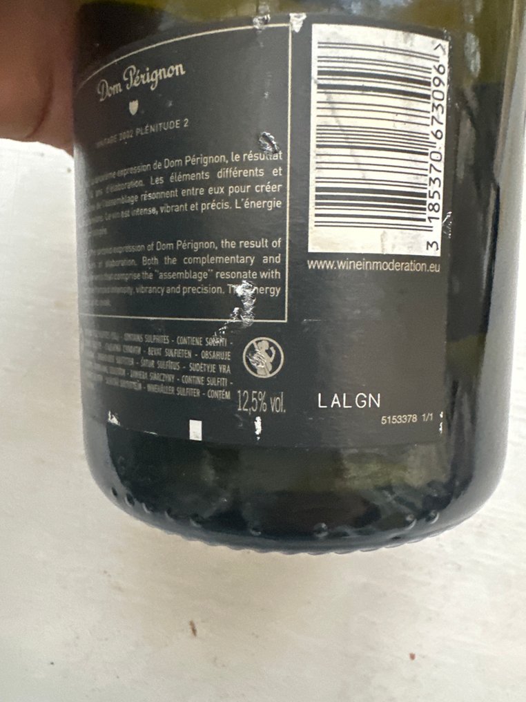 2002 Dom Pérignon, P2 - Champagne Brut - 1 Bouteille (0,75 l) #3.2