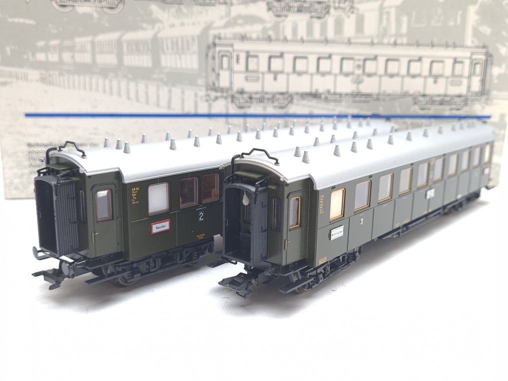 Märklin H0 - 4261 - Personvagn för modelltåg (1) - Sätt personvagnarna från DR. - DRG #3.2