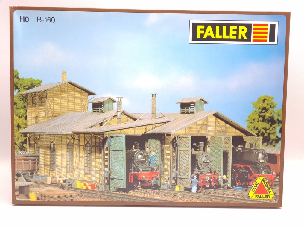 Faller H0轨 - B-160 - 模型火车拼搭套件 (1) - 机车仓库‘Duderstadt’，三轨 #1.0