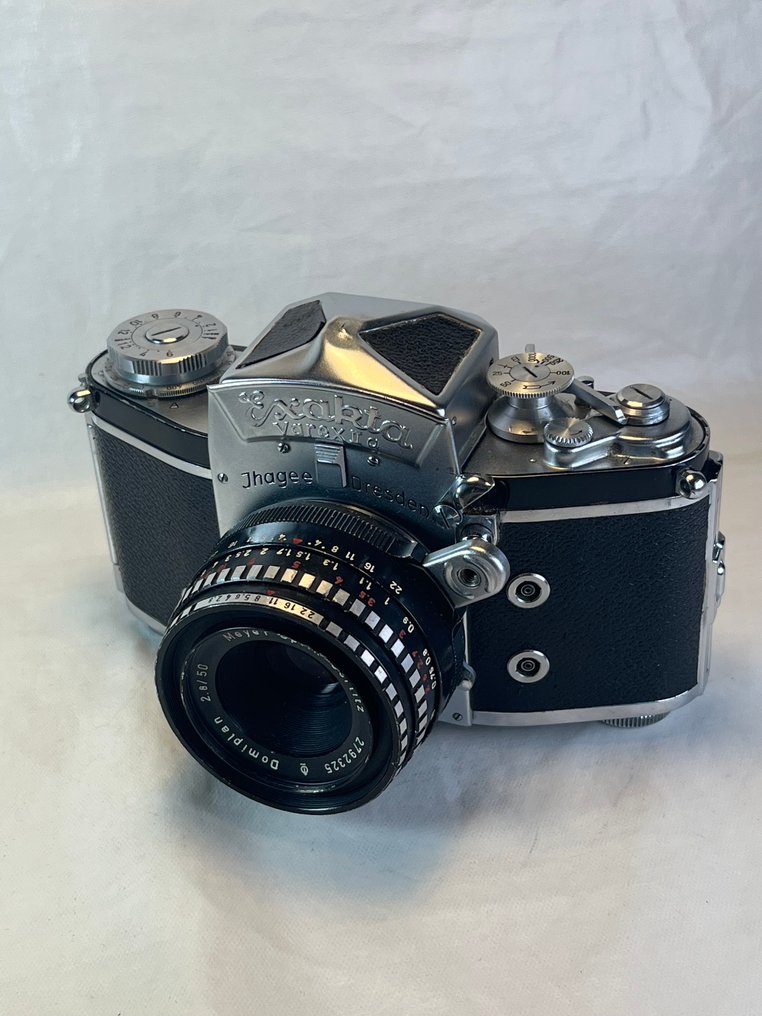 Ihagee Exakta Varex II a + Meyer Domiplan 2,8/50mm - 1957 | Αντανακλαστική φωτογραφική μηχανή με μονό φακό (TLR) #1.0