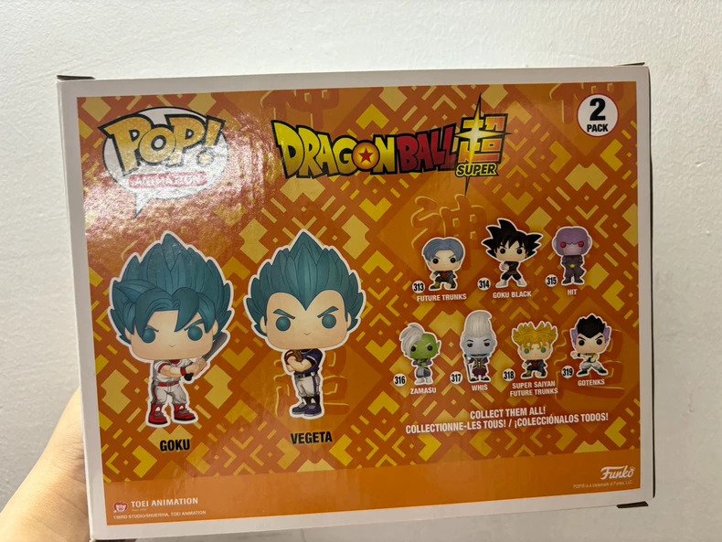 Funko - Figurka Funko Pop! Animation Dragon Ball Super: Goku & Vegeta (Baseball) 2-Pack #3.2