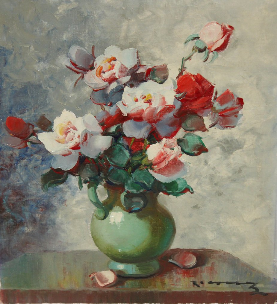 Ramón Cruz (XX) - NO RESERVE - Bouquet de rosas #1.0