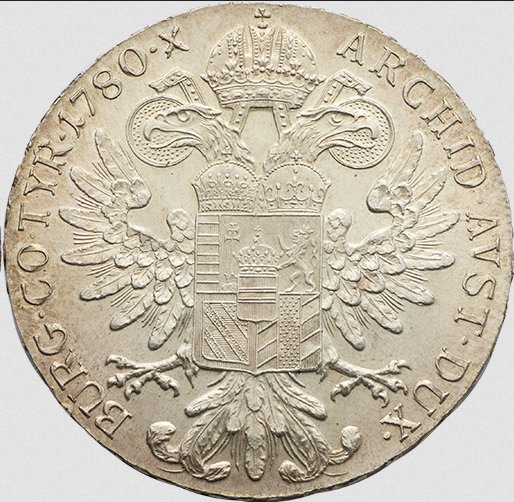 奥地利. 玛丽娅·特蕾莎. Thaler (taler) 1780 - Reacuñación moderna #1.0
