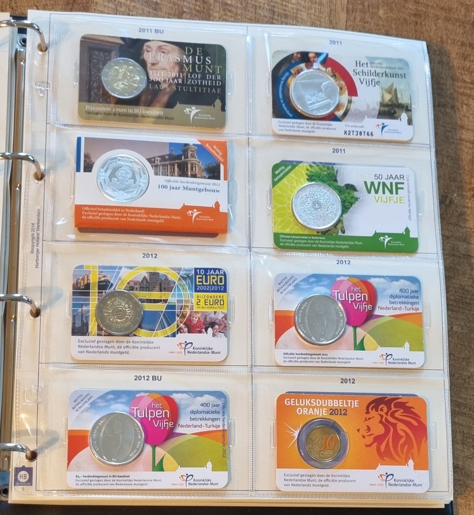 Netherlands. Coin Card 2002/2025 (136 coincards) #4.3