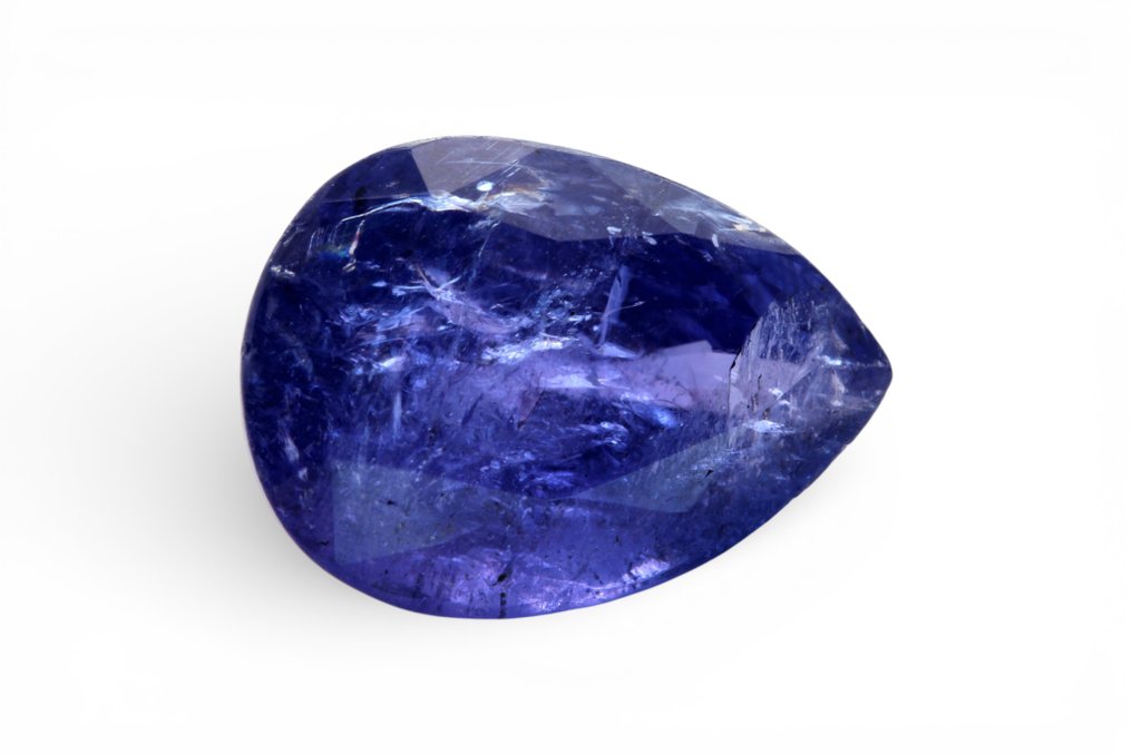 没有保留价 蓝色, 紫罗兰色 坦桑石  - 6.95 ct - 西班牙宝石学院（IGE） #3.2