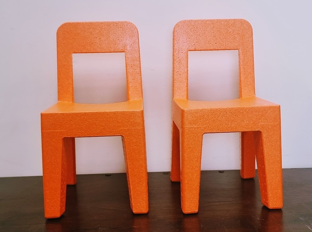 Magis - Enzo Mari - Stol (2) - Polystyren - barnstol #1.0