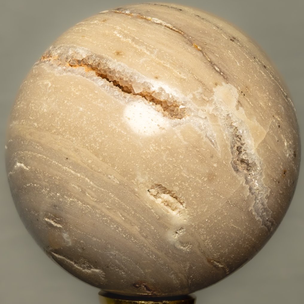 海洋碧玉 精细抛光海洋碧玉球体 - 高度: 9.65 cm - 宽度: 9.65 cm- 1122 g #1.0