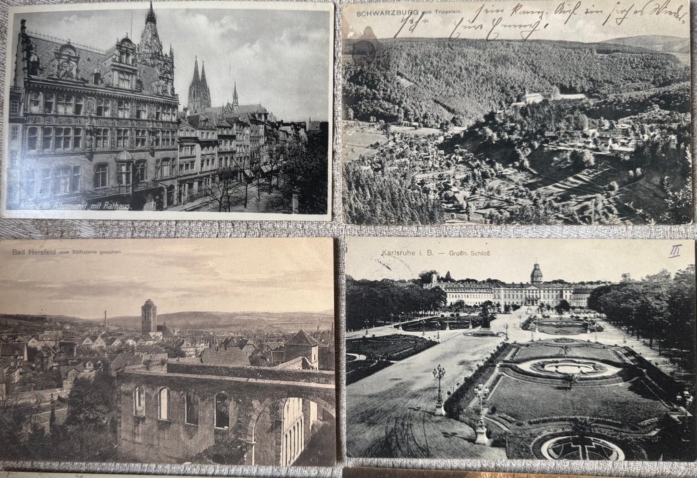 德國 - 城市和景觀 - 德国地形图案 - 明信片 (120) - 1900-1930 #2.1