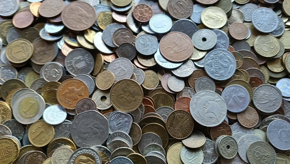 Κόσμος. Massive lot of approx +- 20 kilogram world coins  (χωρίς τιμή ασφαλείας) #3.2