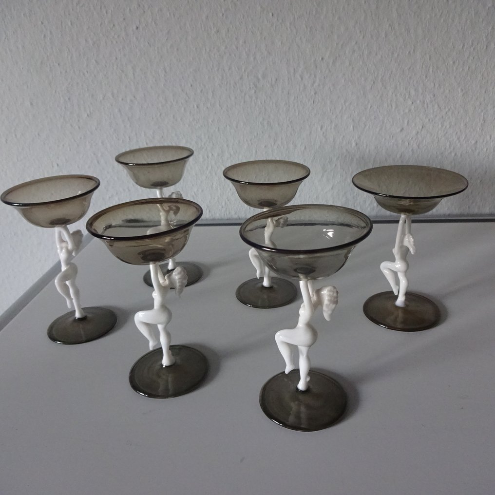 Lauscha/Bimini Karaffe mit Gläsern - Brocca (7) - Vetro #3.2