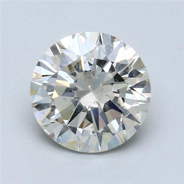 没有保留价 - 1 pcs 钻石  (天然)  - 2.08 ct - 圆形 - I - SI1 微内含一级 - Gemewizard宝石实验室（GWLab） #1.0