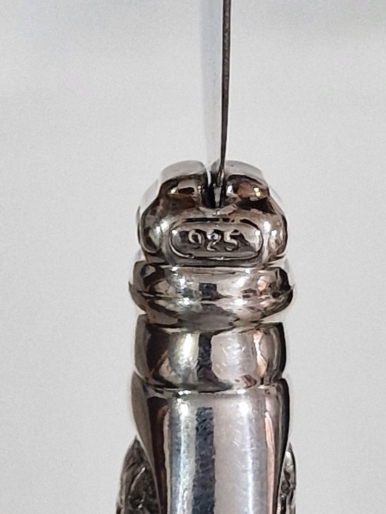  Judaica - .925 silver - 1960-1970 - Sabbath cake server.  #3.2