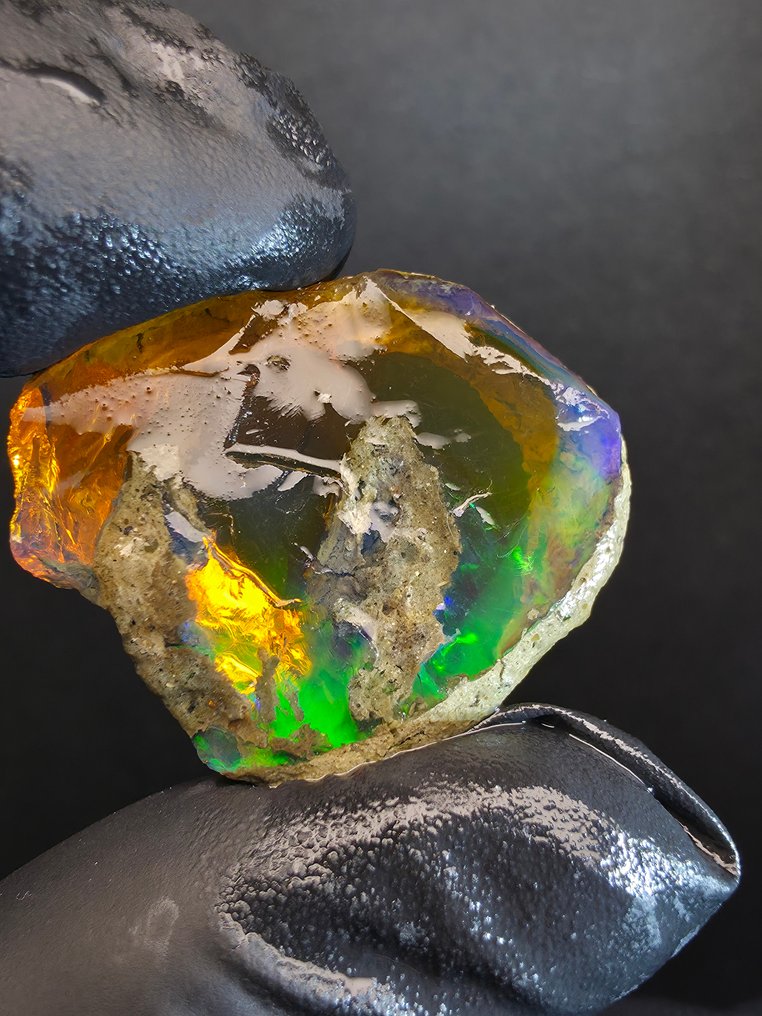 49.45克拉天然水晶欧泊标本 粗糙- 9.89 g #1.0