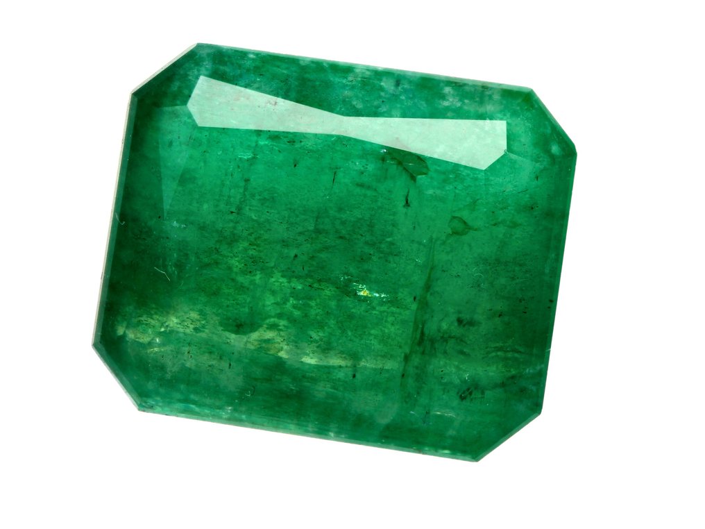 χωρίς τιμή ασφαλείας Πράσινο, Μπλε Σμαράγδι  - 12.68 ct - Instituto Gemólogico Español (IGE) #1.0